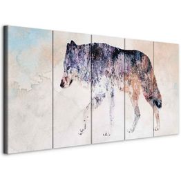 Taulu Artgeist Lonely Wolf (5 Parts) Narrow, eri vaihtoehtoja