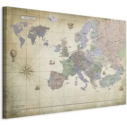 Taulu Artgeist Map of Europe (1 Part) Wide, eri vaihtoehtoja