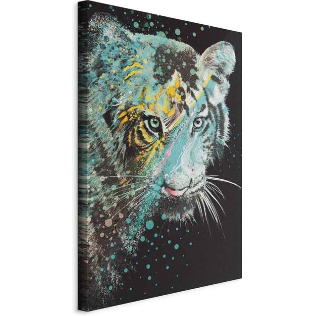 CONFIGURABLE PÄÄTUOTE - Taulu - Mint Tiger (1 Part) Vertical 77026