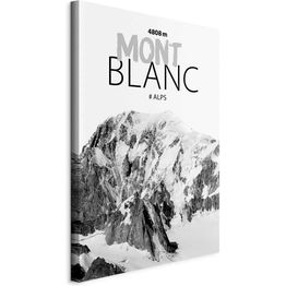 Taulu Artgeist Mont Blanc (1 Part) Vertical, eri vaihtoehtoja