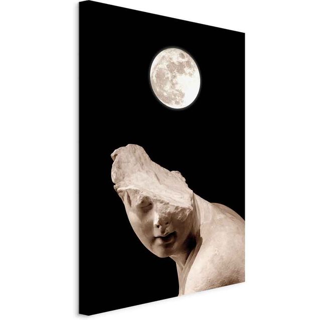 CONFIGURABLE PÄÄTUOTE - Taulu - Moon and Statue (1 Part) Vertical 74934