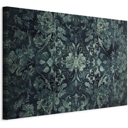 Taulu Artgeist Oriental Pattern Carpet: Emerald Ornaments and Worn Patterns, eri vaihtoehtoja