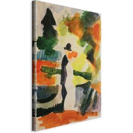 Taulu Artgeist Paar im Park (August Macke), eri vaihtoehtoja