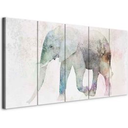 Taulu Artgeist Painted Elephant (5 Parts) Narrow, eri vaihtoehtoja