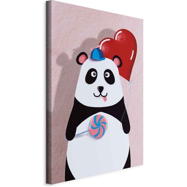 CONFIGURABLE PÄÄTUOTE - Taulu - Panda with a Balloon (1 Part) Vertical 44934