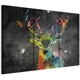 Taulu Artgeist Rainbow Deer (3 Parts), eri vaihtoehtoja