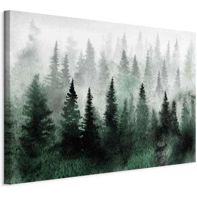 CONFIGURABLE PÄÄTUOTE - Taulu - Scandinavian Foggy Forest (1 Part) Wide 61002
