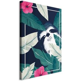 Taulu Artgeist Sloth in the Tropics (1 Part) Vertical, eri vaihtoehtoja