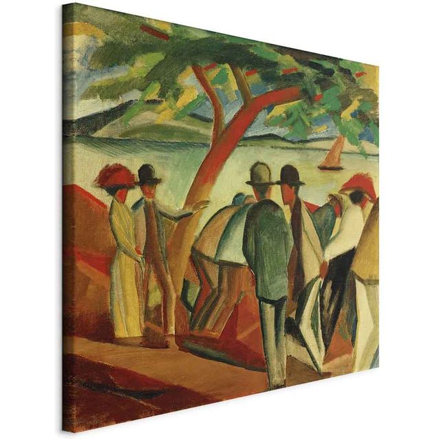 CONFIGURABLE PÄÄTUOTE - Taulu - Spaziergänger am See (August Macke) 43649