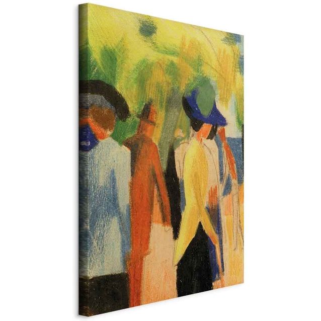 CONFIGURABLE PaaTUOTE - Taulu - Spazierganger unter Baumen (Spazierganger im Park) (August Macke) 44035