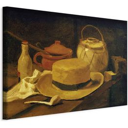 Taulu Artgeist Still life with yellow straw hat (Vincent Van Gogh), eri vaihtoehtoja