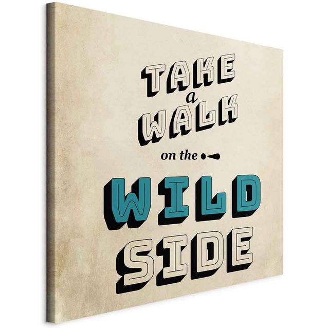 CONFIGURABLE PÄÄTUOTE - Taulu - Take Walk on the Wild Side (1 Part) Square 46020