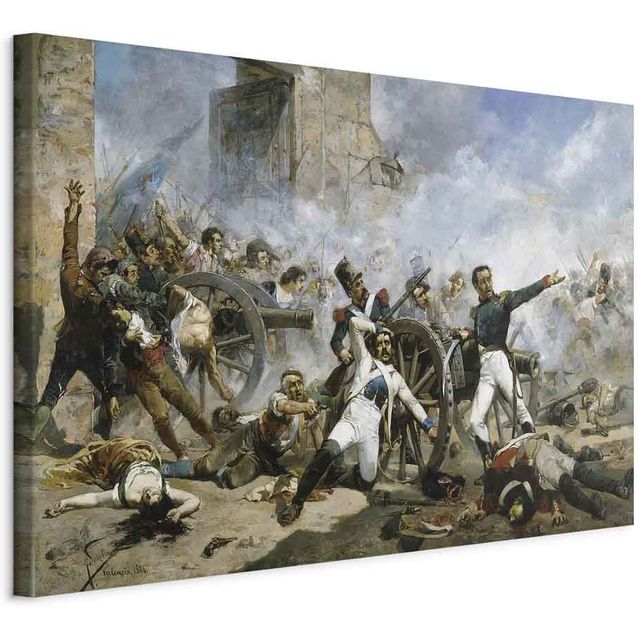 CONFIGURABLE PÄÄTUOTE - Taulu - The death of Pedro Velarde y Santillán during the defence of the Monteleon Artillery Barracks (Joaquín Sorolla y Bastida) 42451