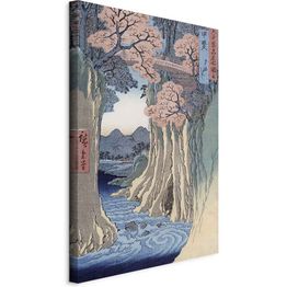 Taulu Artgeist The monkey bridge in the Kai province from the series 'Rokuju-yoshu Meisho zue' (Utagawa Hiroshige), eri vaihtoehtoja