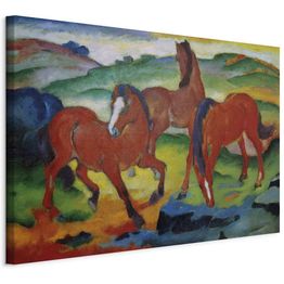 Taulu Artgeist The Red Horses (Grazing Horses IV) (Franz Marc), eri vaihtoehtoja