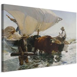 Taulu Artgeist The Return from Fishing (Joaquín Sorolla y Bastida), eri vaihtoehtoja