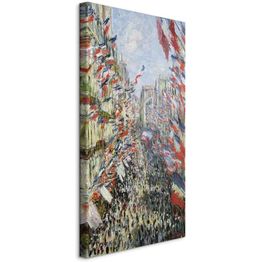 Taulu Artgeist The Rue Montorgueil Paris Celebration of June (Claude Monet), eri vaihtoehtoja