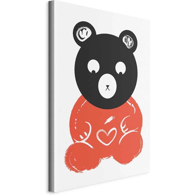 CONFIGURABLE PÄÄTUOTE - Taulu - Thoughtful Bear (1 Part) Vertical 76501