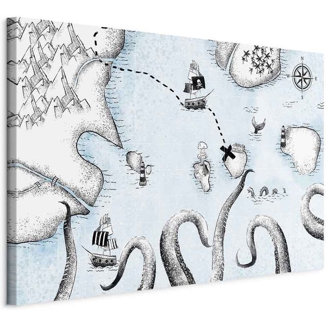 CONFIGURABLE PÄÄTUOTE - Taulu - Treasure Map (1 Part) Wide 23168