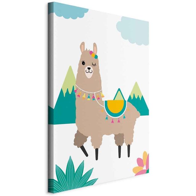 CONFIGURABLE PÄÄTUOTE - Taulu - Unusual Lama (1 Part) Vertical 10960