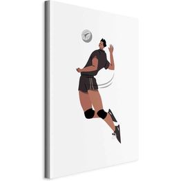 Taulu Artgeist Volleyball Player on a White Background - Illustration, eri vaihtoehtoja