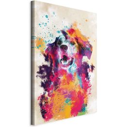 Taulu Artgeist Watercolor Dog (1 Part) Vertical, eri vaihtoehtoja