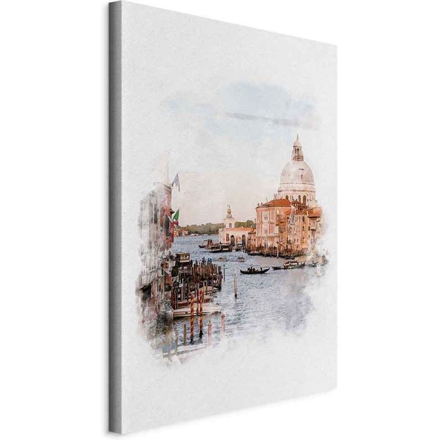 CONFIGURABLE PÄÄTUOTE - Taulu - Watercolour Venice (1 Part) Vertical 80413