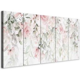 Taulu Artgeist Waterfall of Roses (5 Parts) Narrow - First Variant, eri vaihtoehtoja
