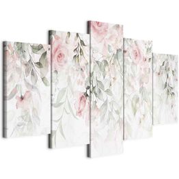Taulu Artgeist Waterfall of Roses (5 Parts) Wide - First Variant, eri vaihtoehtoja