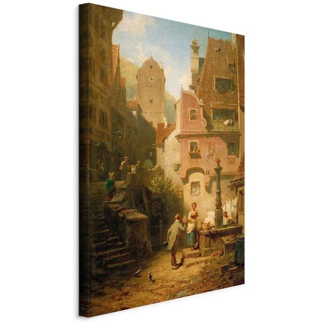 CONFIGURABLE PÄÄTUOTE - Taulu - Well-Wisher Presenting Flowers (Carl Spitzweg) 43830