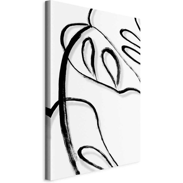 CONFIGURABLE PÄÄTUOTE - Taulu - White Monstera (1 Part) Vertical 77195