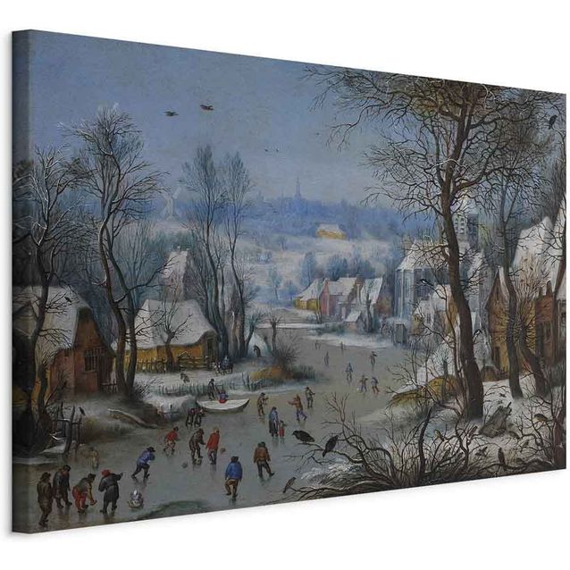 CONFIGURABLE PÄÄTUOTE - Taulu - Winter Landscape with a Bird Trap 92103
