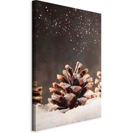 Taulu Artgeist Winter Pine Cone (1 Part) Vertical, eri vaihtoehtoja