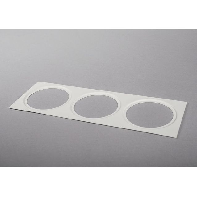 Asennuskehys alasvaloille Hide-a-lite III 325x115 ø85 valkoinen