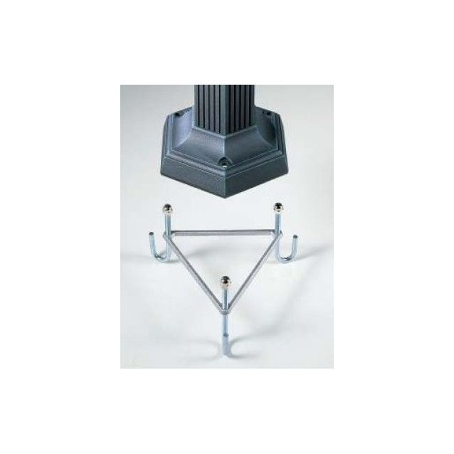 Asennuskolmio Noor Hexagon-, Quadrat- ja Rotund-pylväsvalaisimille