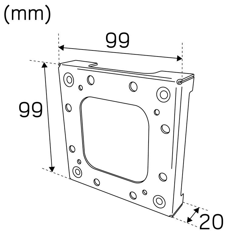 Asennuskoroke Hide-a-lite Cube valkoinen lisäkuva