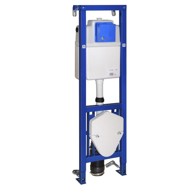 Seinä-WC:n asennusteline Gustavsberg Triomont XS Vario, säädettävä istuinkorkeus