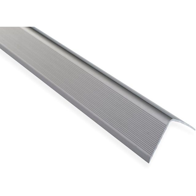 Askelkulmalista Maler uritettu 35x35x1000mm alumiini tarra harjattu teräs