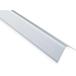 Askelkulmalista Maler uritettu 35x35x2000mm alumiini tarra hopea anodisoitu