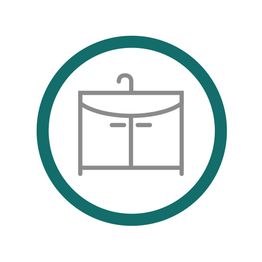 Allaskaapin, altaan ja hanan asennus