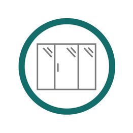 Saunan lasiseinän asennus