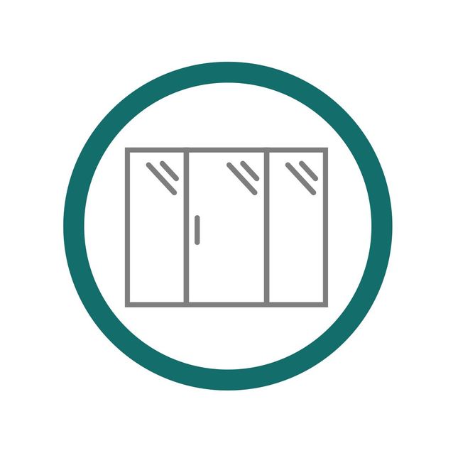 Saunan lasiseinän asennus