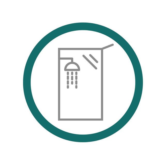 Yksiosaisen suihkuseinän asennus