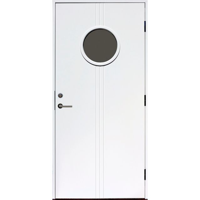 Ulko-ovi Timburg 9-10x21 karmi 115 mm valkoinen