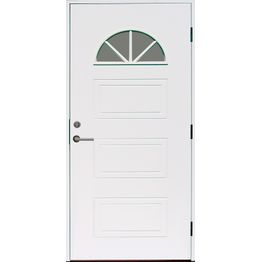 Ulko-ovi Timburg Kaari 9-10x21 karmi 115 mm valkoinen