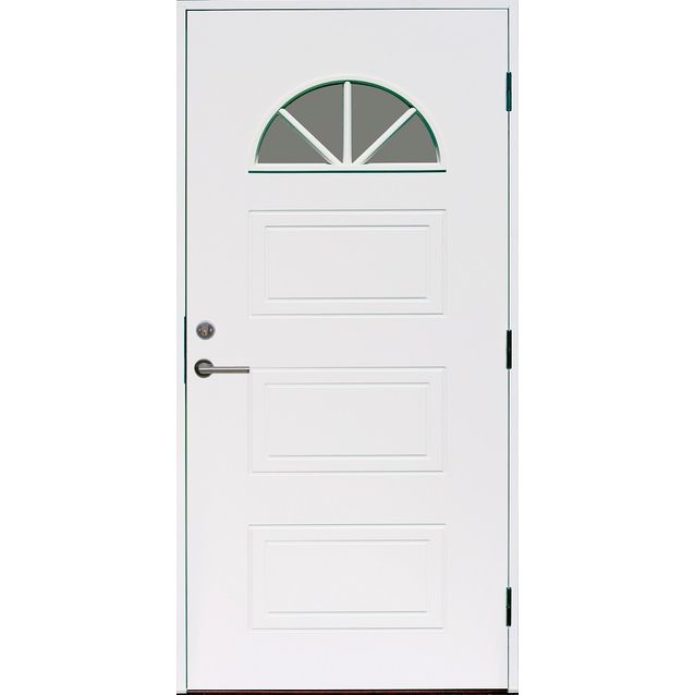 Ulko-ovi Timburg 9-10x21 karmi 115 mm valkoinen