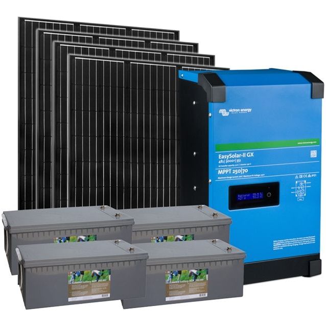 Aurinkoenergiapaketti Sunwind Hytte 230V