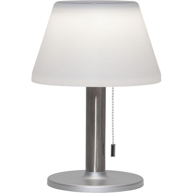 Aurinkokennopöytävalaisin Star Trading Solia Ø20cm valkoinen