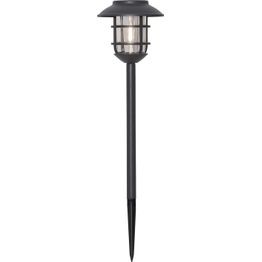 Aurinkokennopuutarhavalaisin Star Trading Filippa Ø170x500 mm grafiitinharmaa