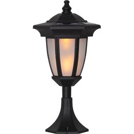 Aurinkokennopuutarhavalaisin Star Trading Flame LED 155x630x155 mm musta